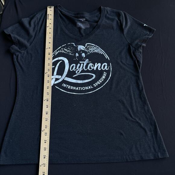 Fanatics Womens Nascar Daytona Shirt Extra Large XL Black Racing Speedway - Picture 7 of 8
